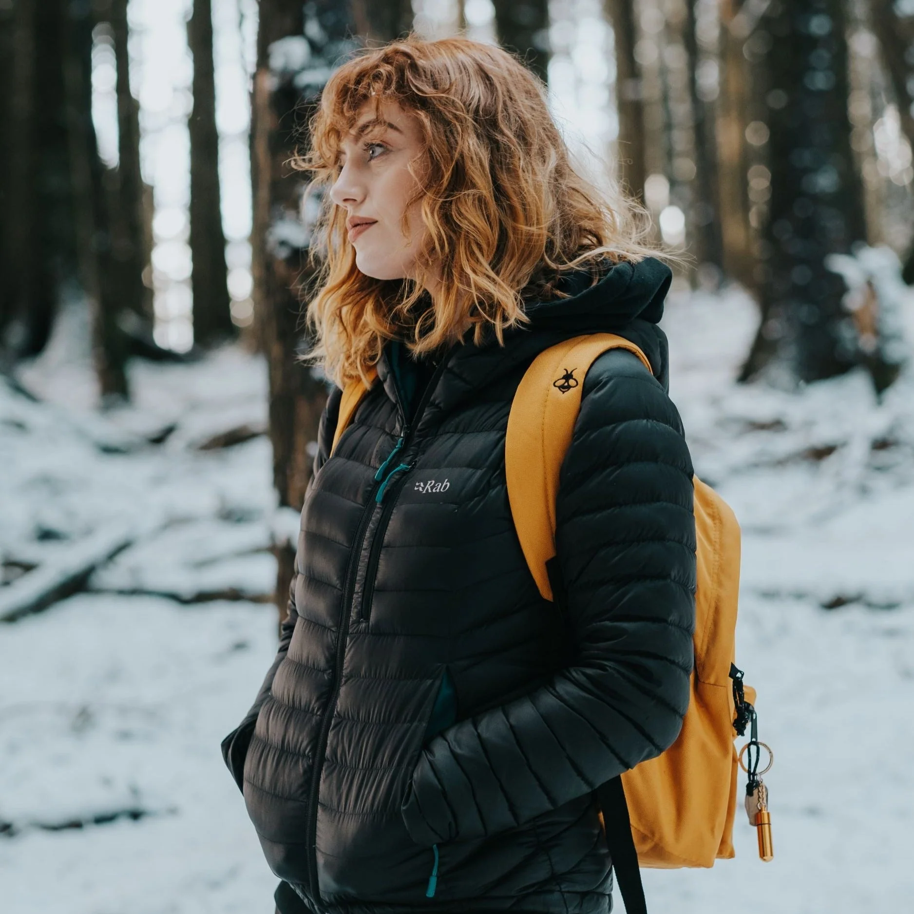 Adventure Recycled Backpack - Yellow - Image 3