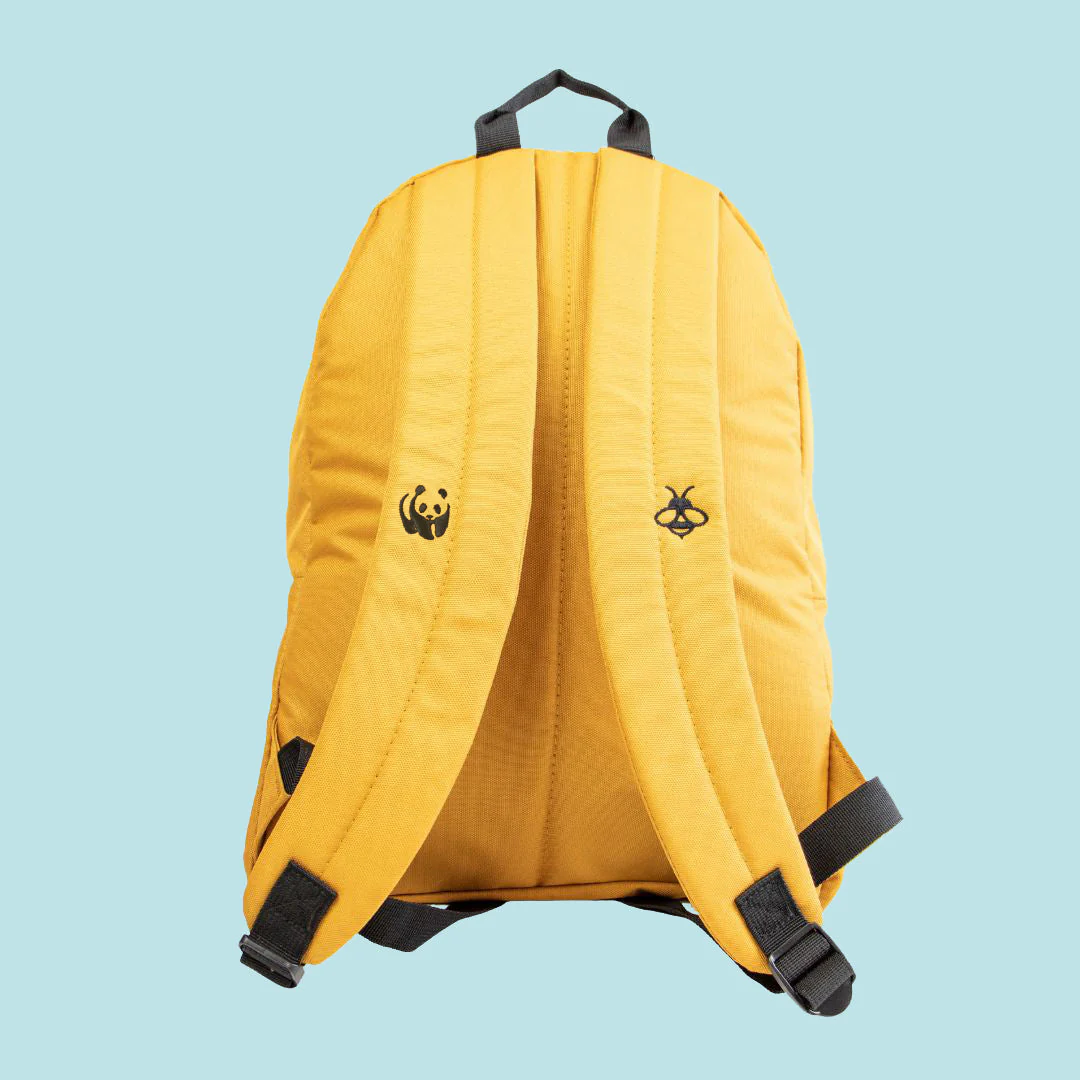 Adventure Recycled Backpack - Yellow - Image 4