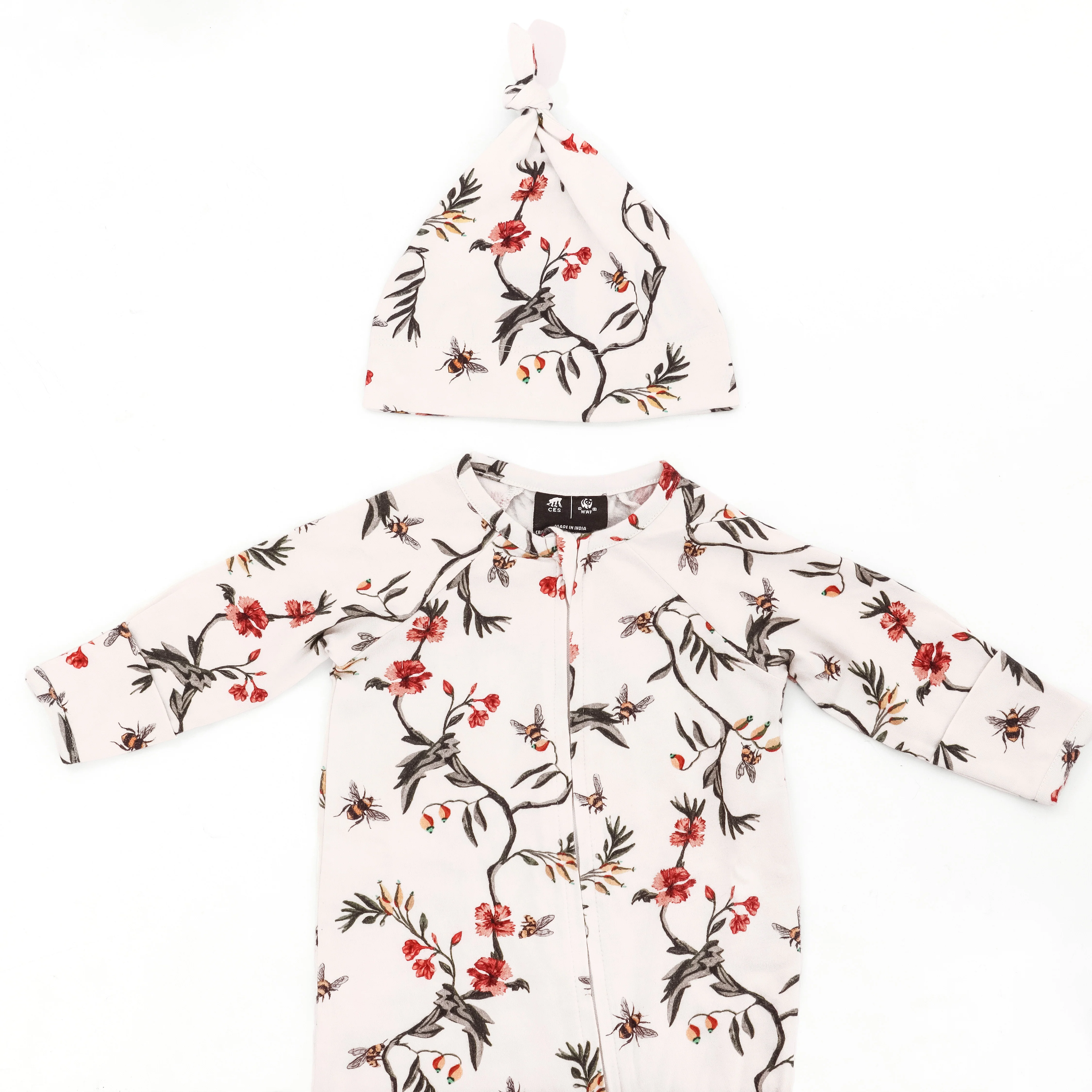 Critically Endangered Baby Romper Set - Bee - Image 2