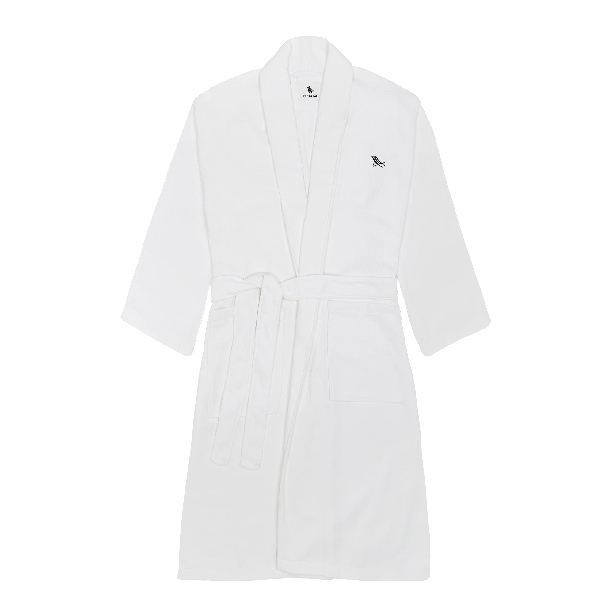 Dock & Bay Bath Robe - Crystal White - Image 13