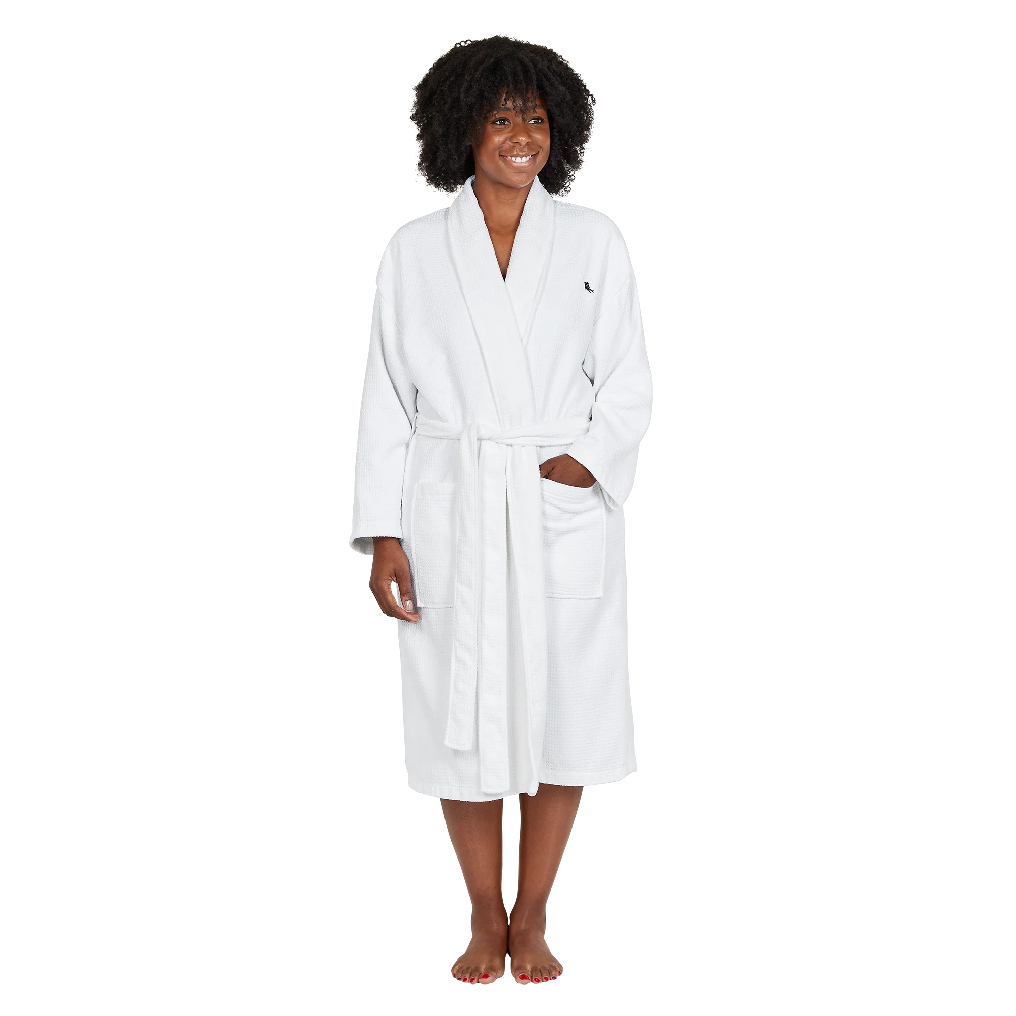 Dock & Bay Bath Robe - Crystal White - Image 6