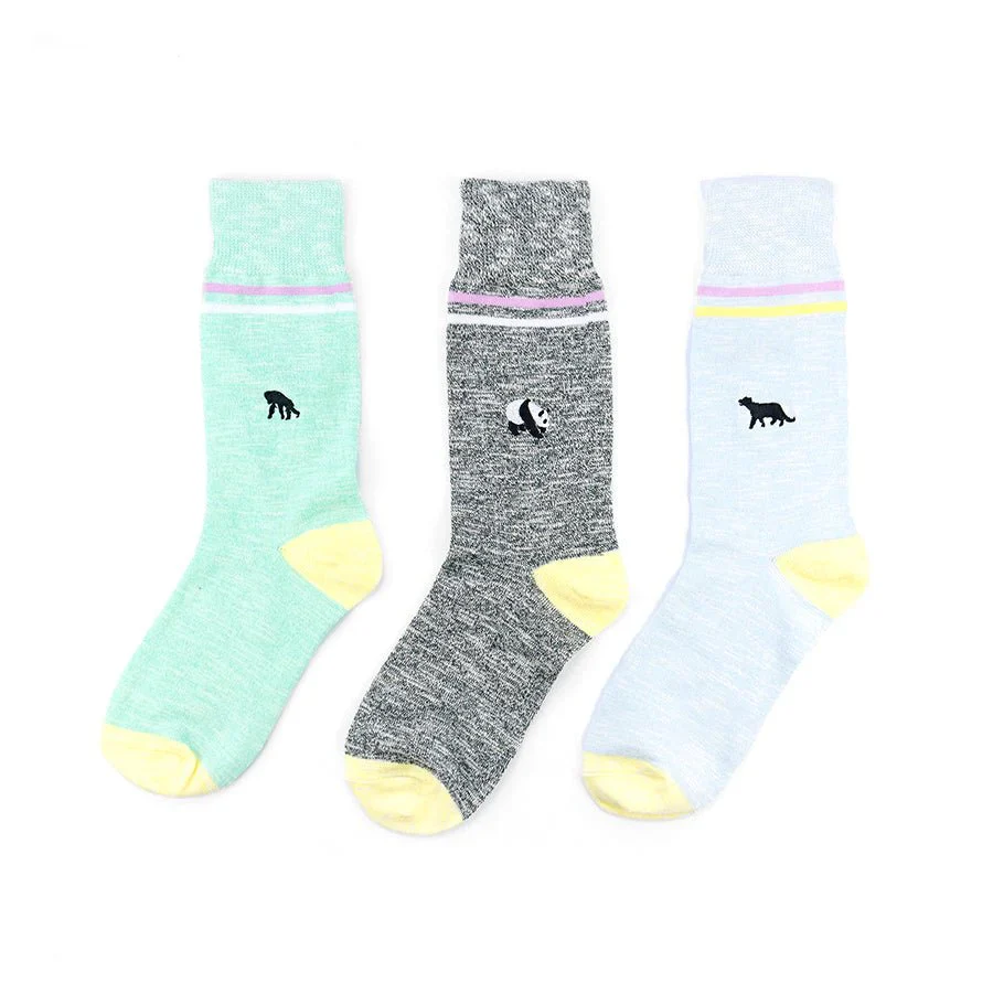 Critically Endangered Adult Speckled Socks - 3 Pack