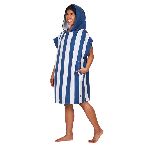 Dock & Bay Adult Poncho - Whitsunday Blue - Image 11
