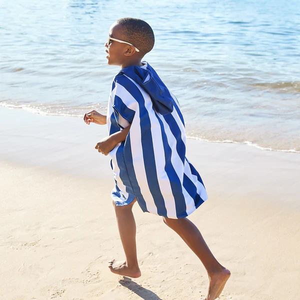 Dock & Bay Kids Poncho - Whitsunday Blue - Image 2