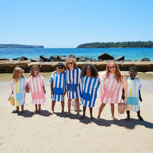 Dock & Bay Kids Poncho - Whitsunday Blue - Image 3