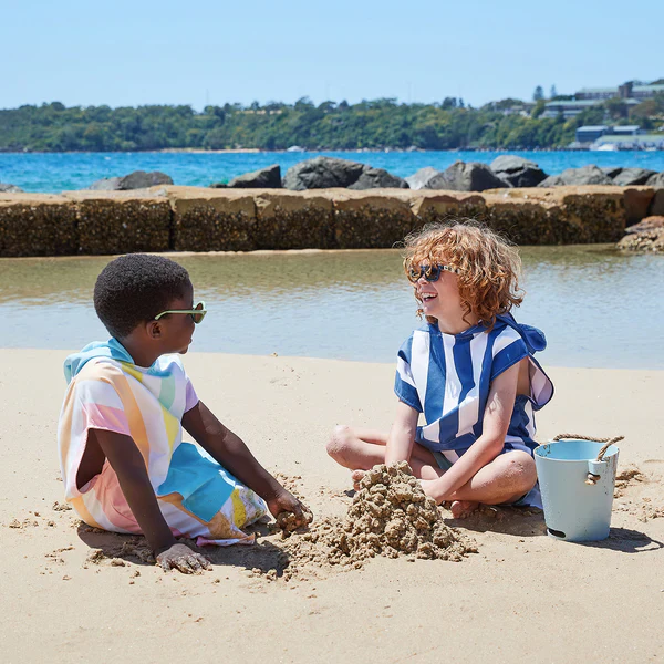 Dock & Bay Kids Poncho - Whitsunday Blue - Image 4