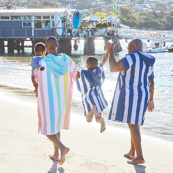 Dock & Bay Kids Poncho - Whitsunday Blue - Image 7