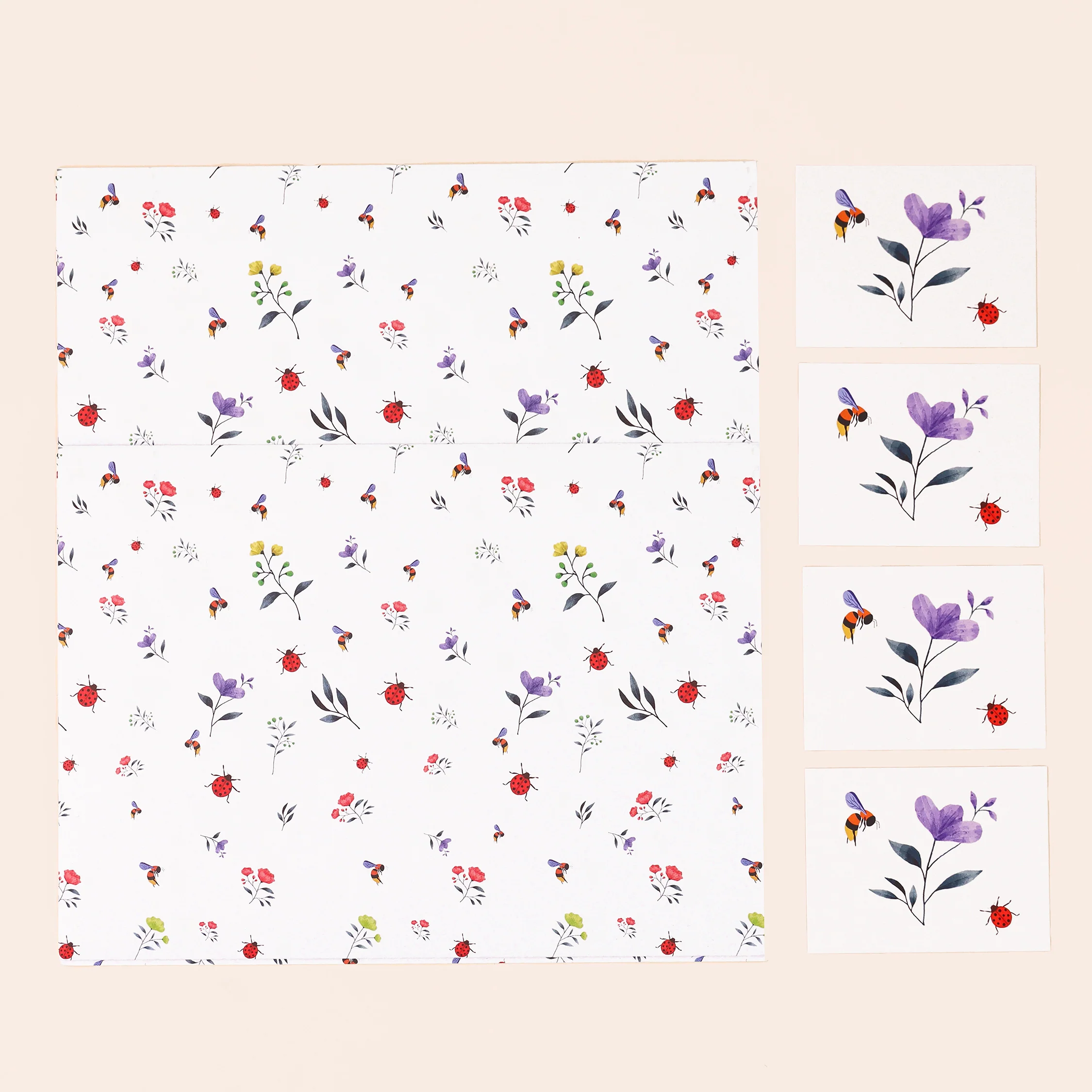 Elizabeth Grant Busy Bees Wrapping Paper - Image 3