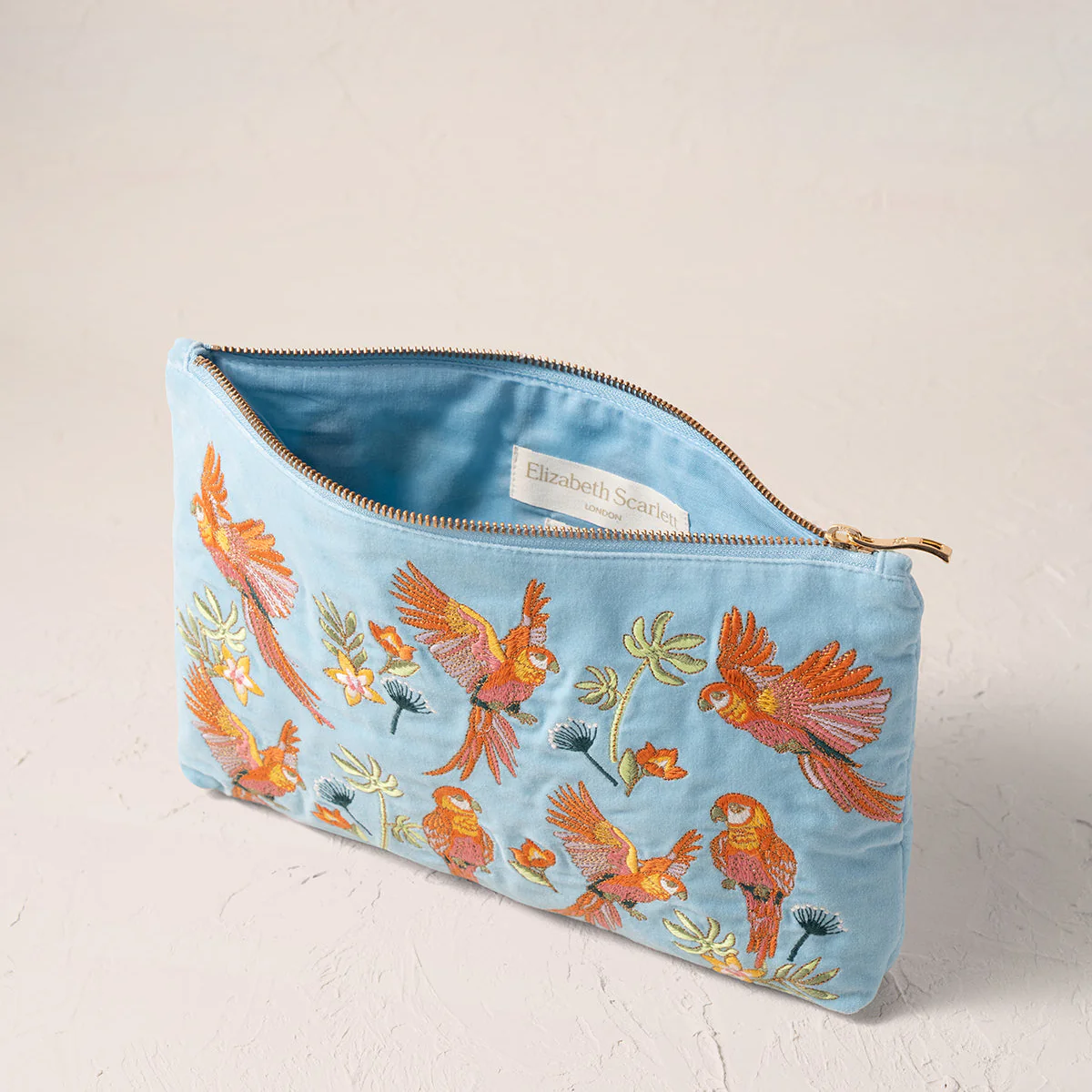 Flying Parrots Everyday Pouch - French Blue - Image 2
