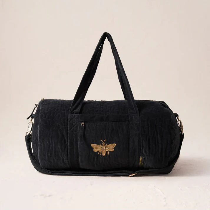 Honey bee Overnight Bag - Charcoal - Image 2