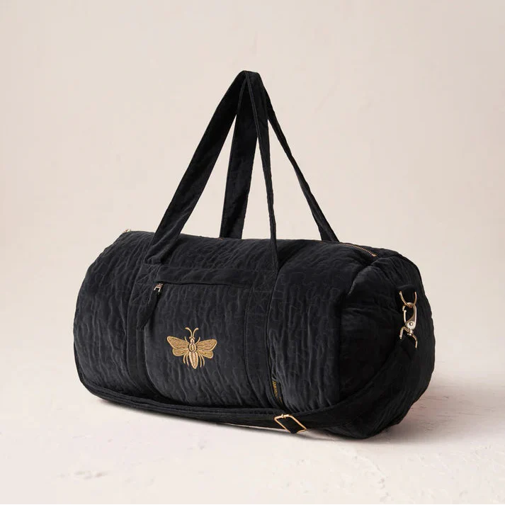 Honey bee Overnight Bag - Charcoal - Image 3