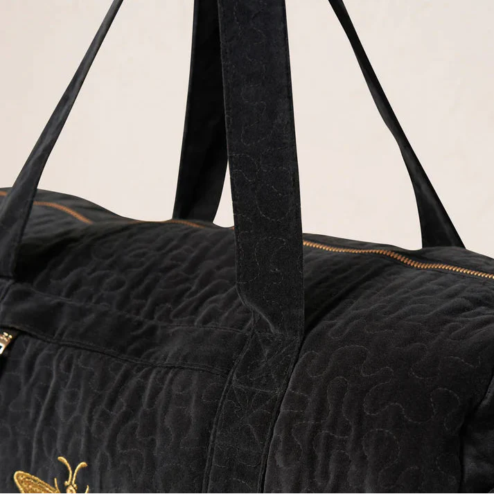 Honey bee Overnight Bag - Charcoal - Image 4