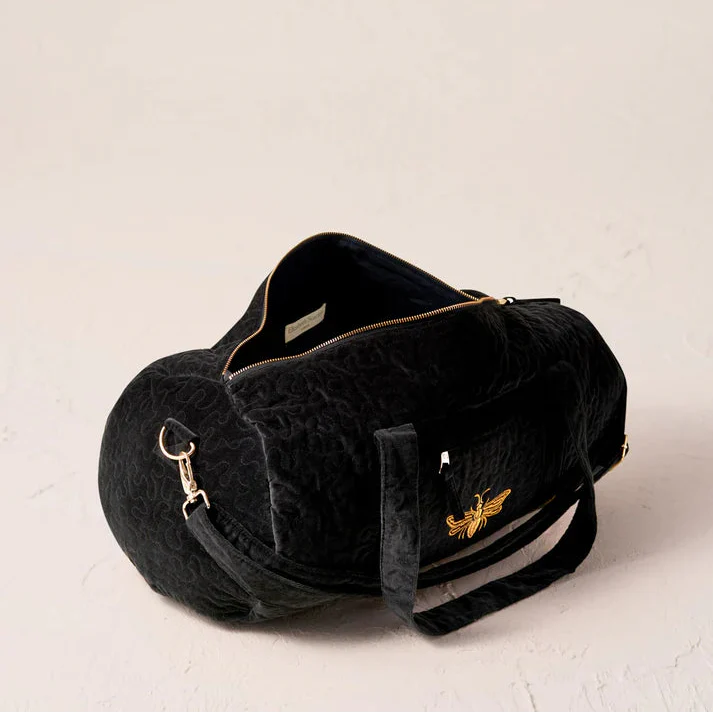 Honey bee Overnight Bag - Charcoal - Image 5
