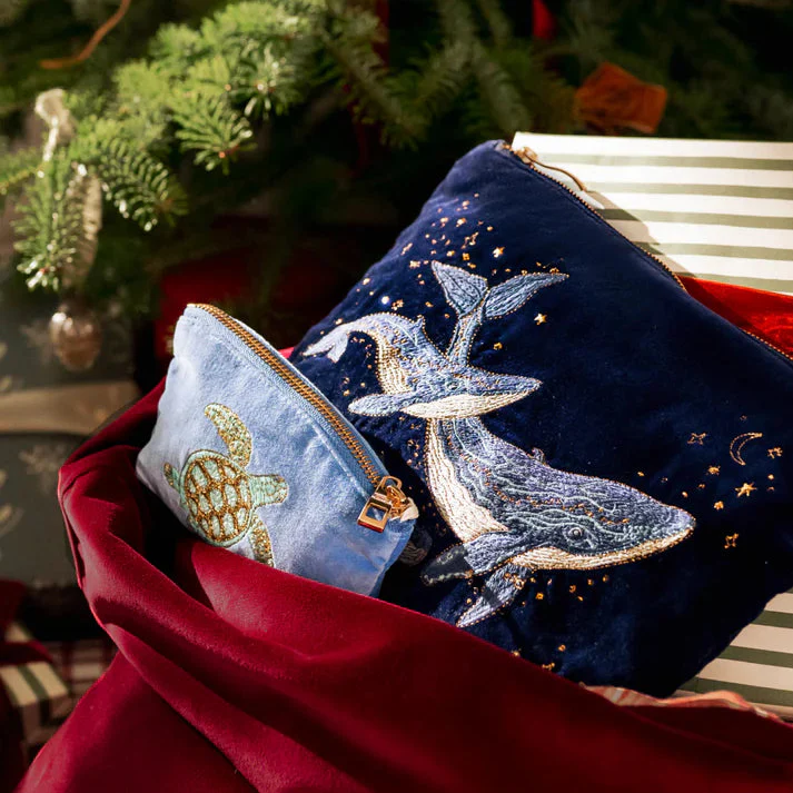 Mystical Whale Everyday Pouch - Navy - Image 2