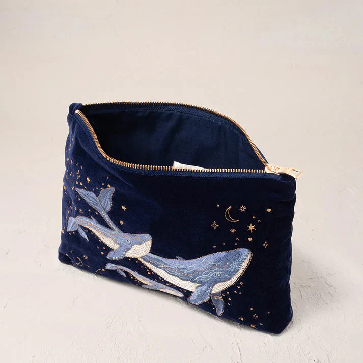Mystical Whale Everyday Pouch - Navy - Image 3