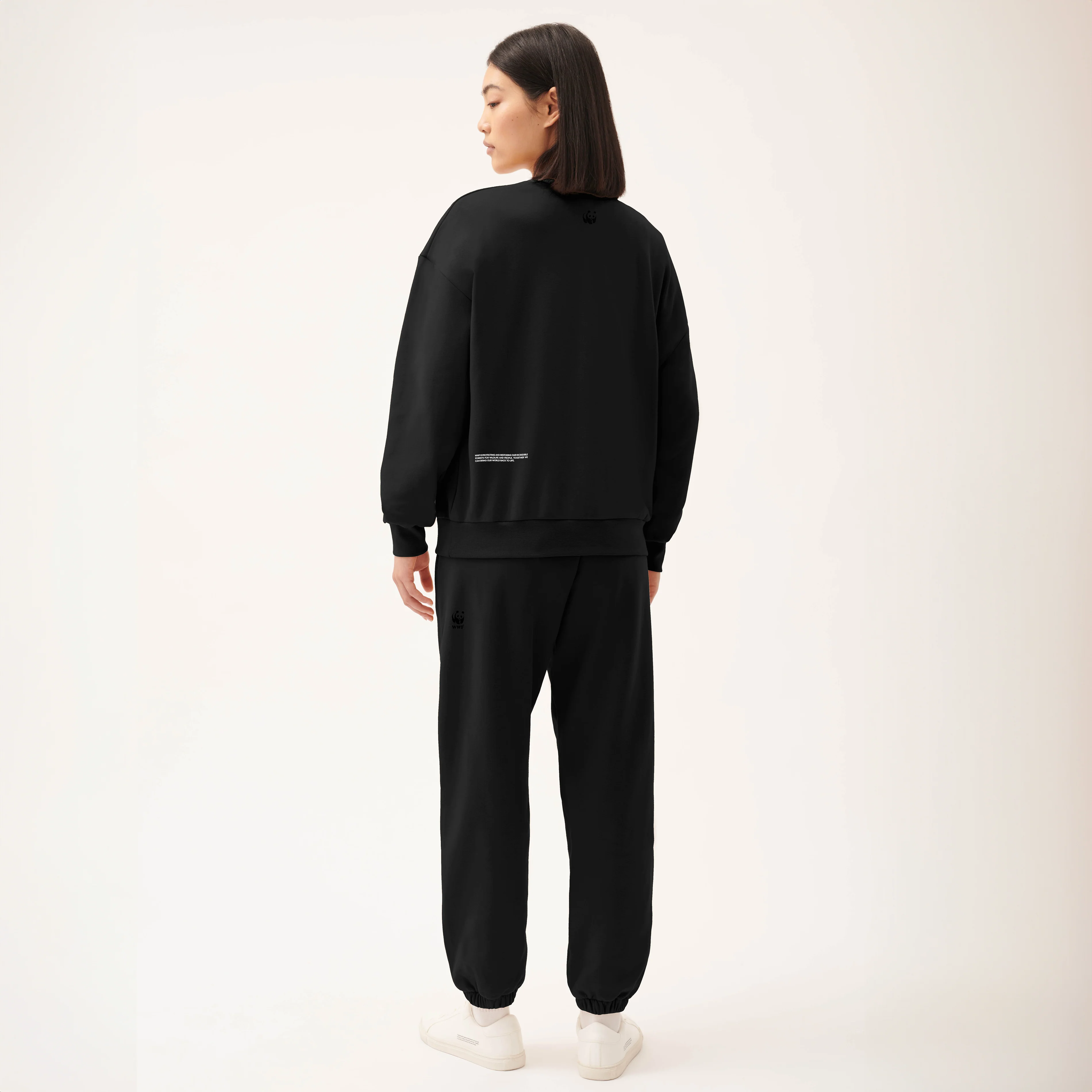 PANGAIA Unisex Sweatshirt - Black - Image 8