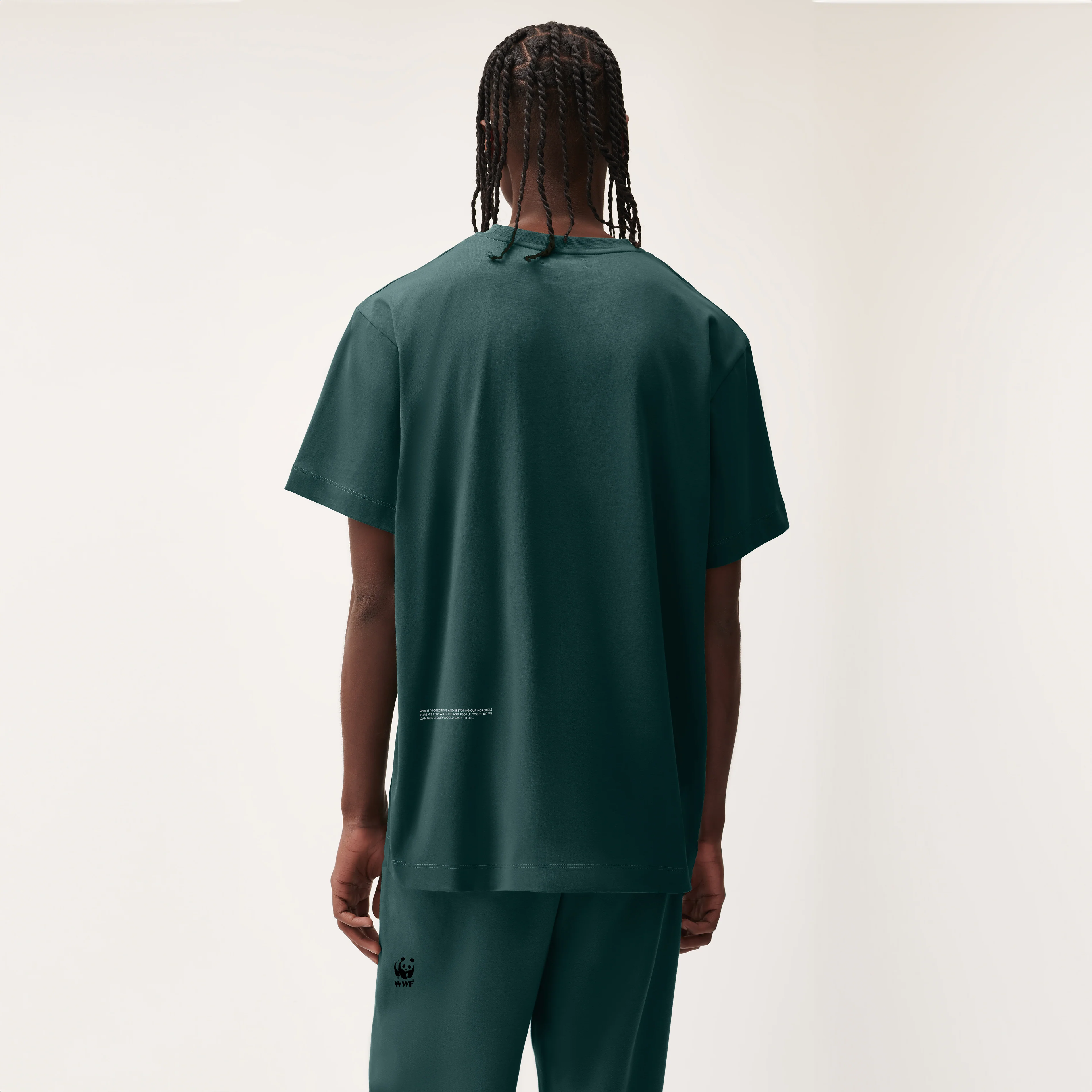 PANGAIA Unisex T-shirt - Foliage Green - Image 4