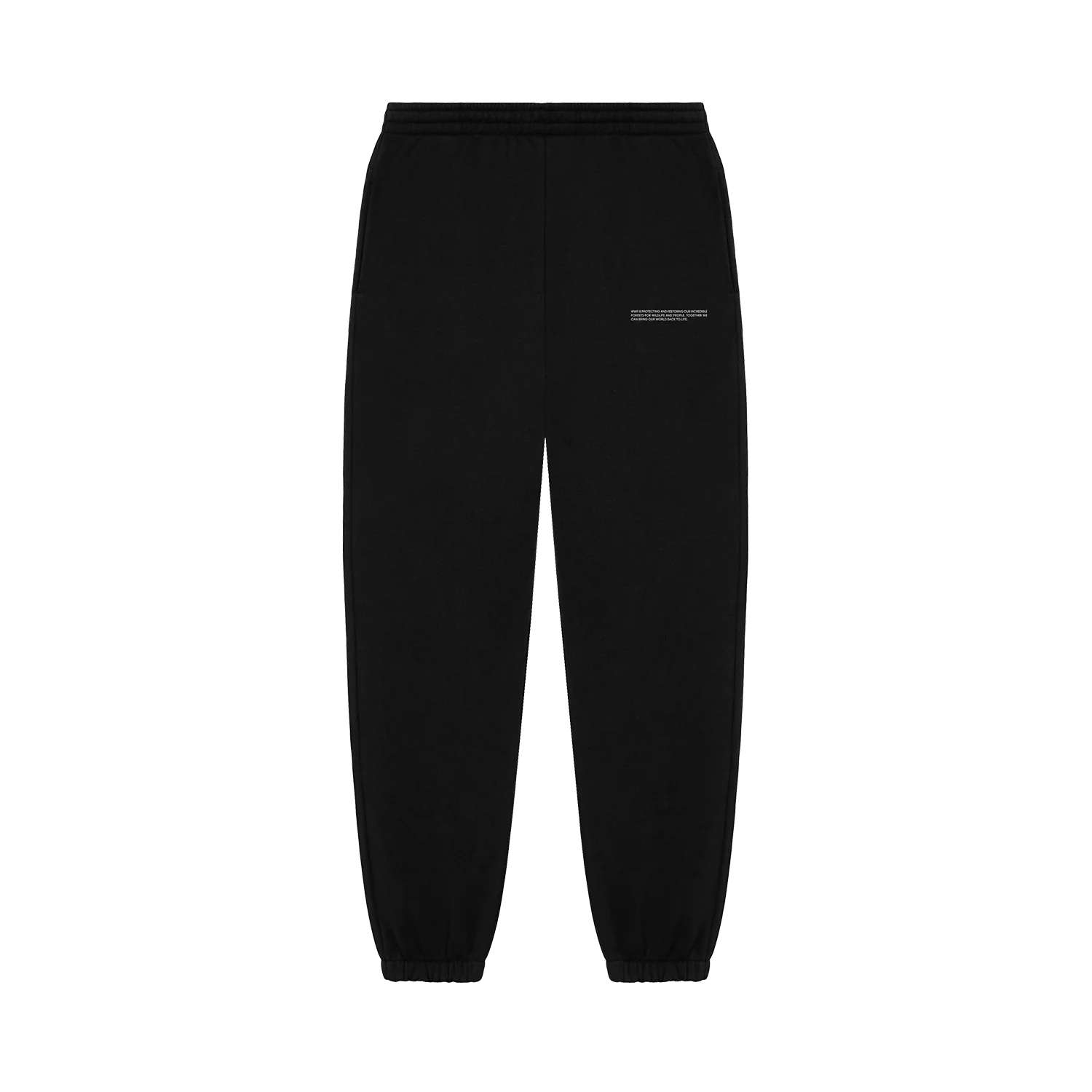 PANGAIA Unisex Track Pants - Black - Image 5