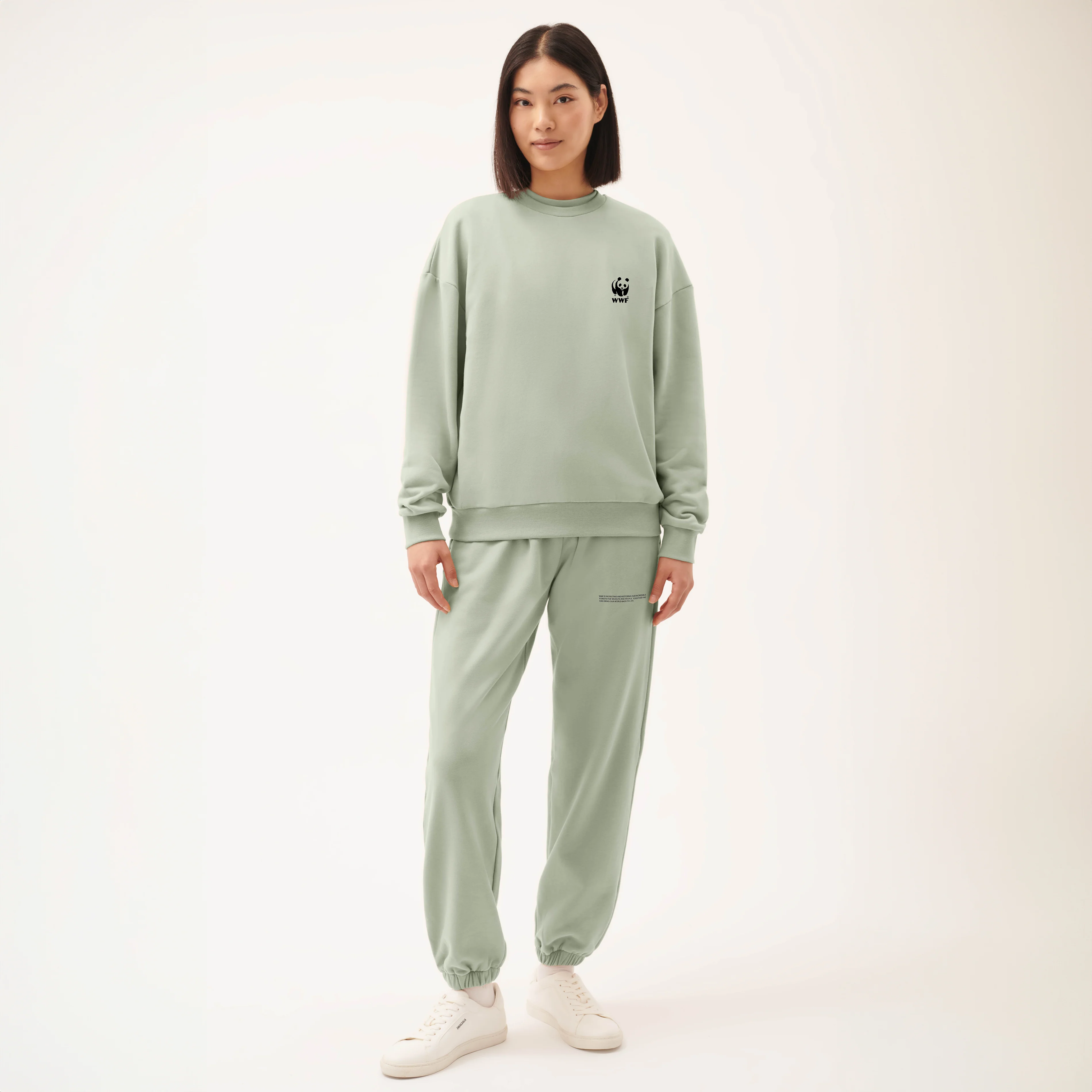 PANGAIA Unisex Track Pants - Moss Green