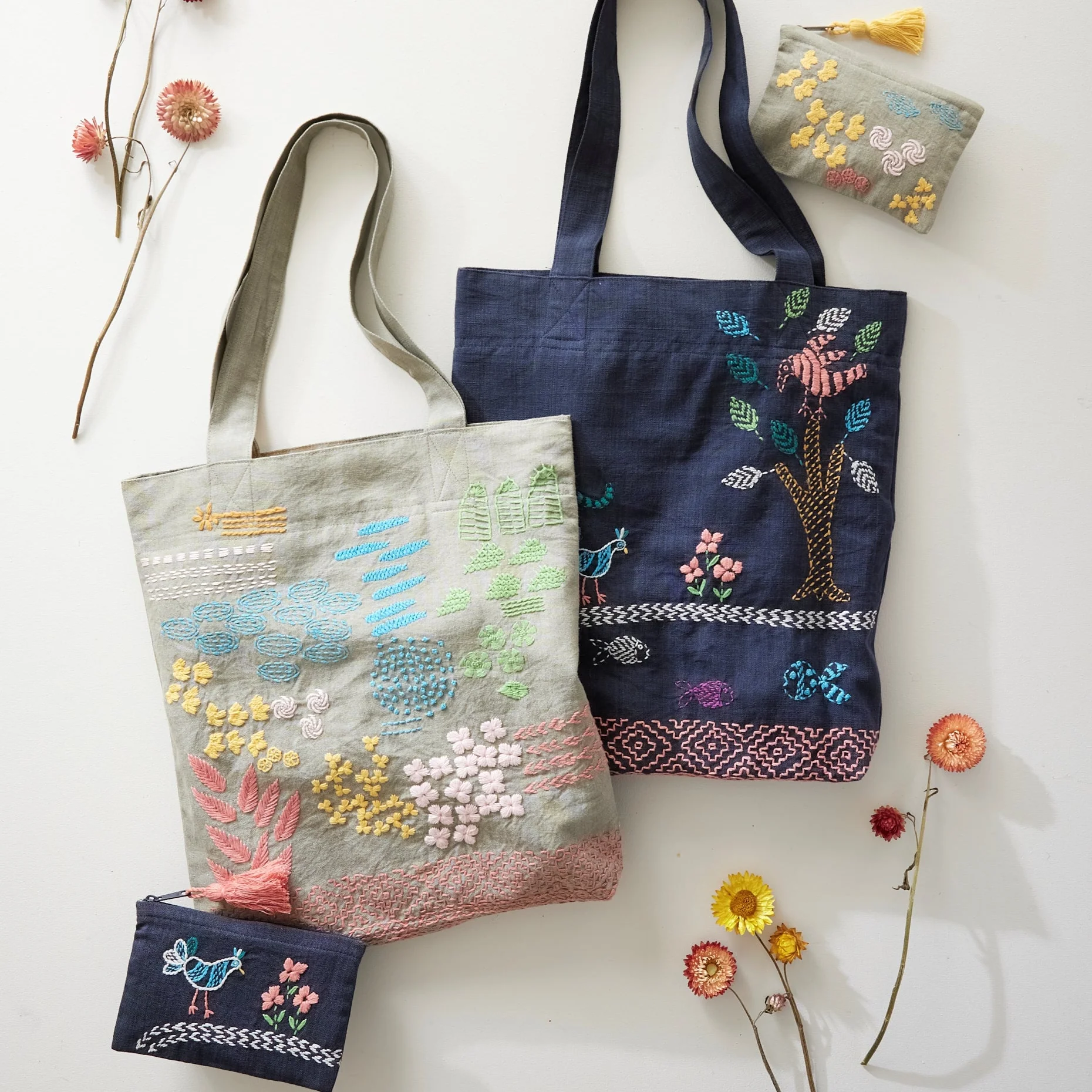 Rural Threads Purse - Navy - Image 4