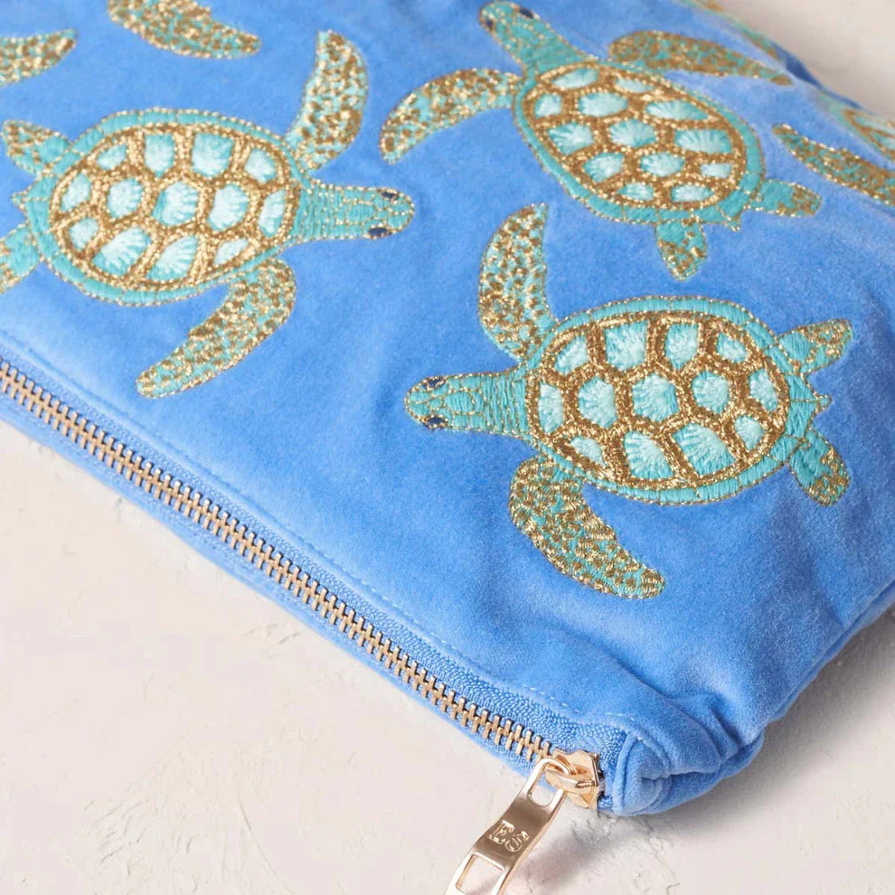 Turtle Everyday Pouch - Caribbean Blue - Image 5