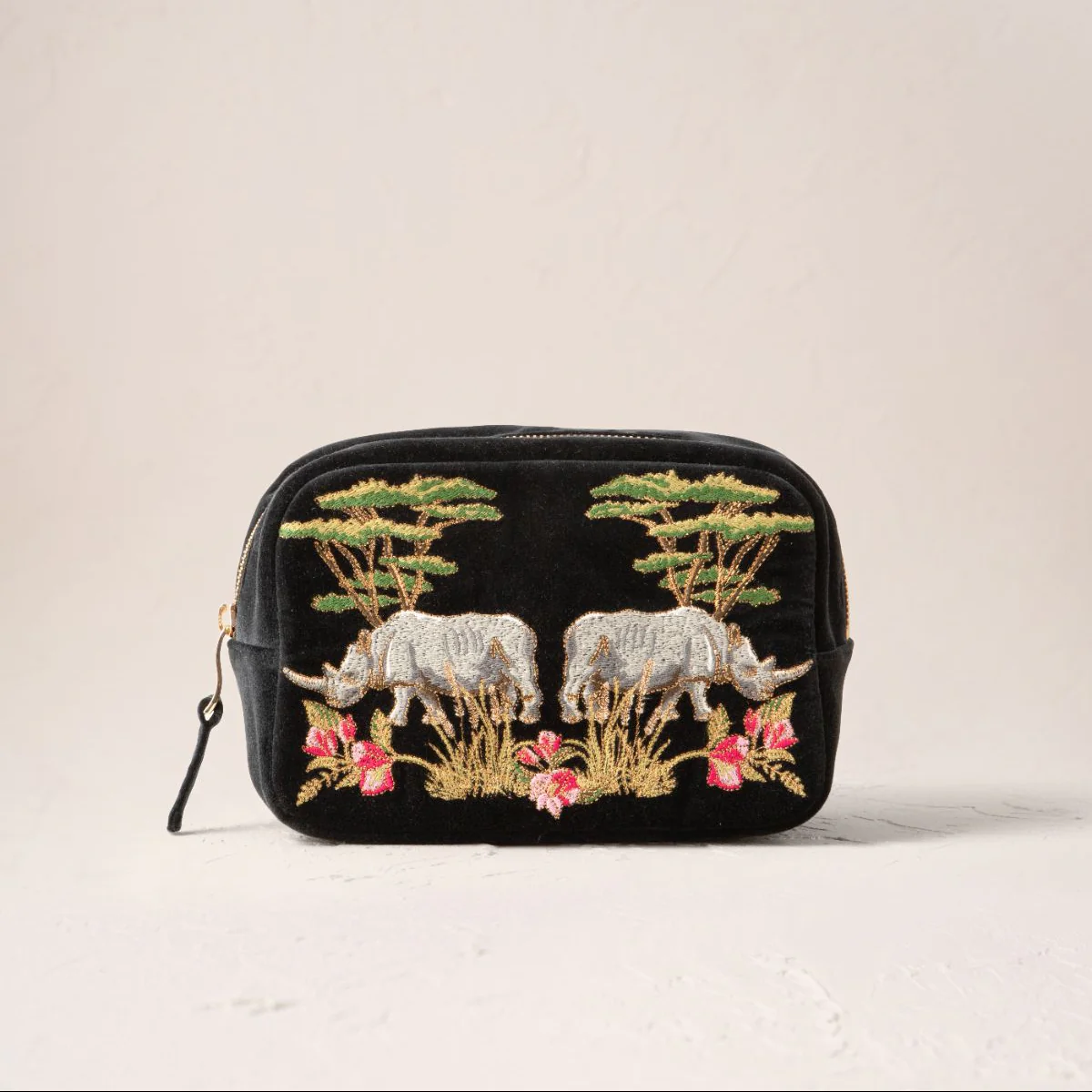 Wild Rhino Makeup Bag - Charcoal