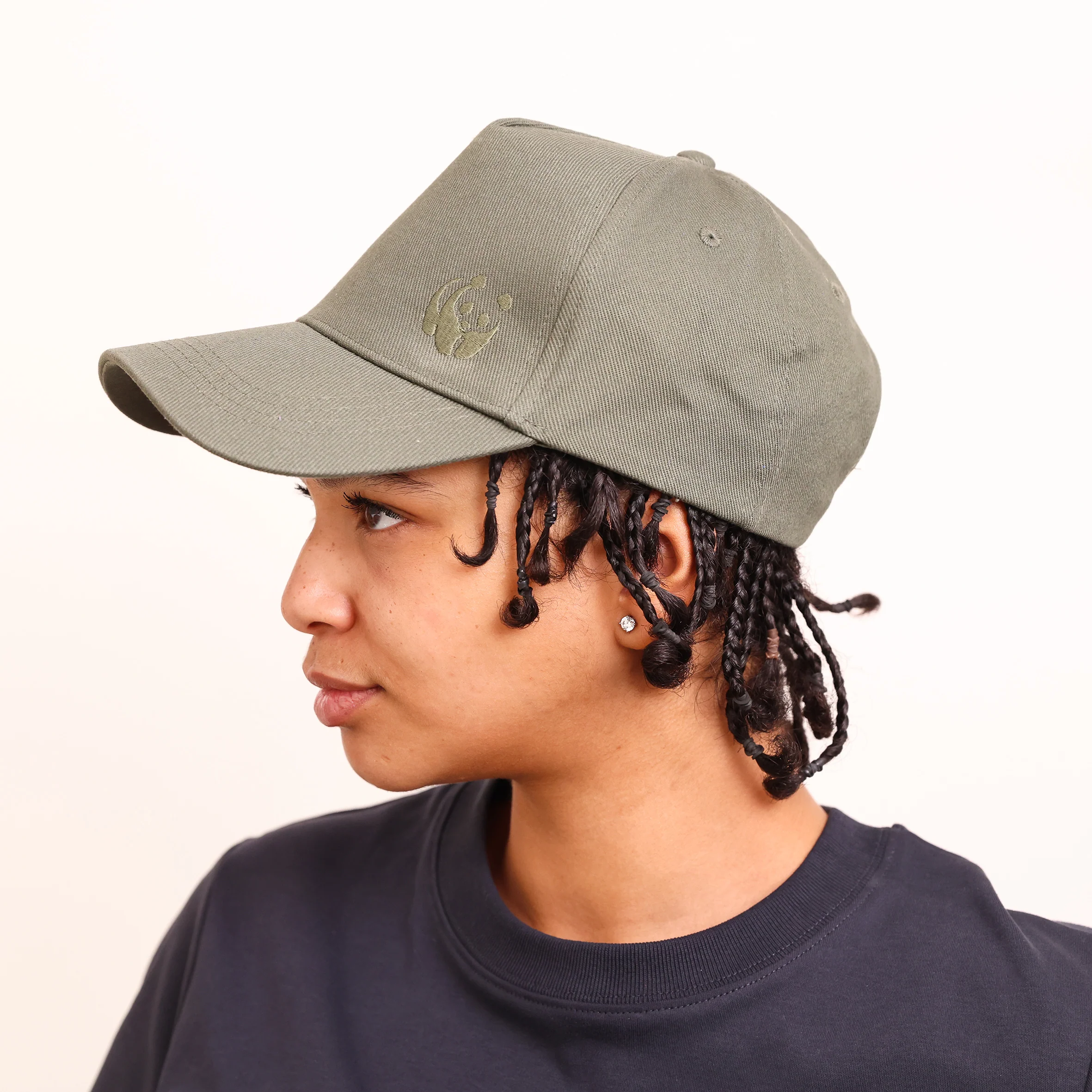 WWF 5 Panel Cap - Khaki - Image 3