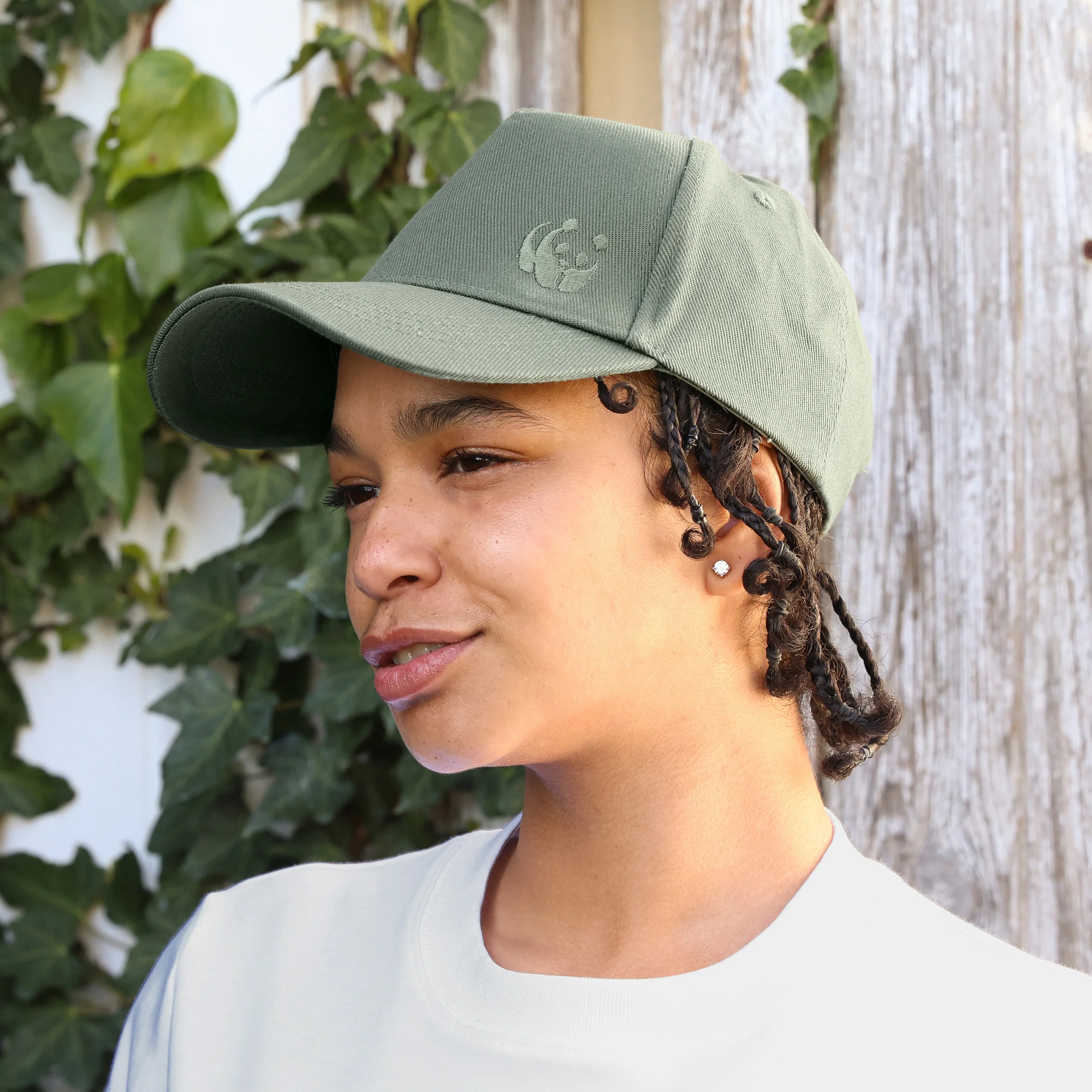 WWF 5 Panel Cap - Khaki - Image 4