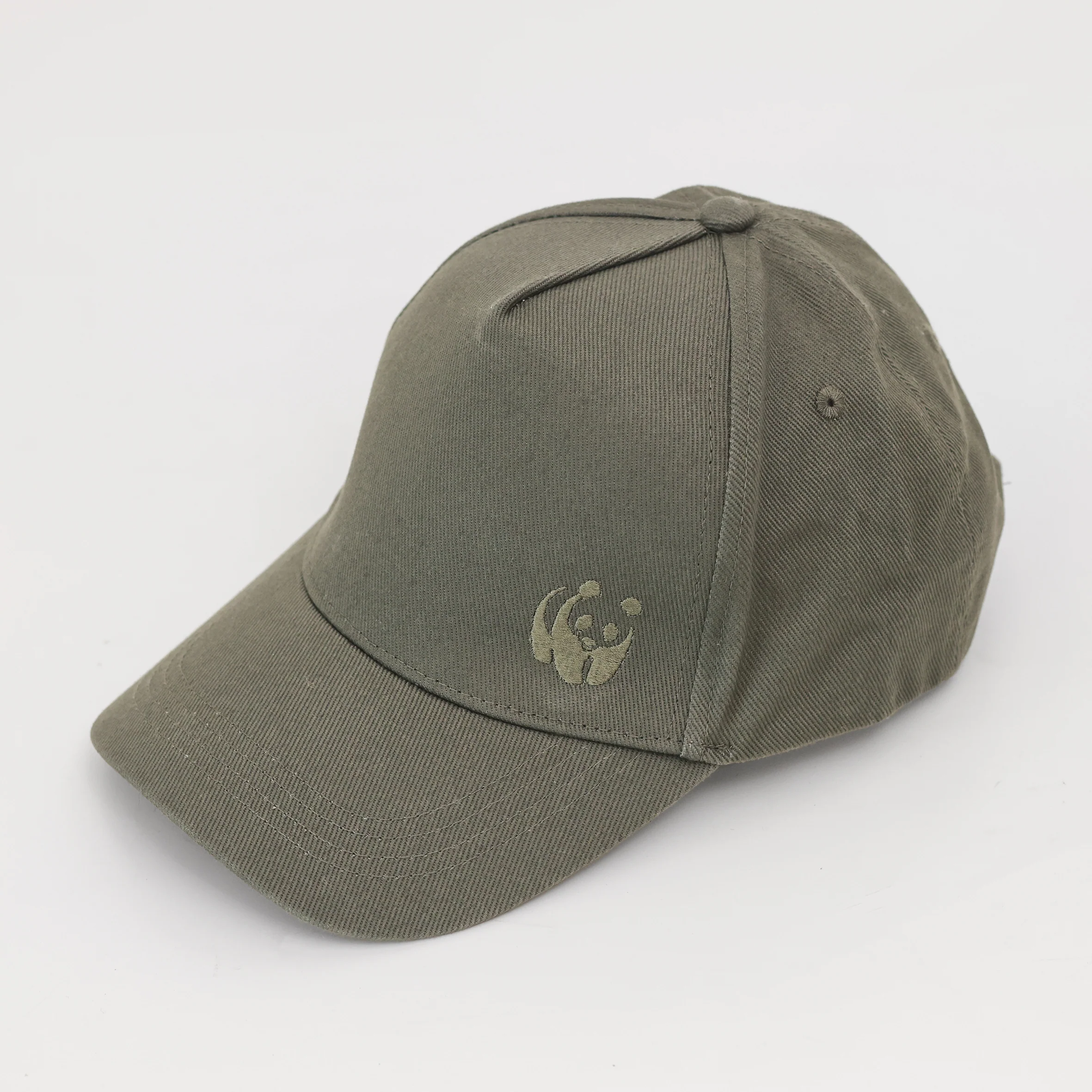 WWF 5 Panel Cap - Khaki - Image 7