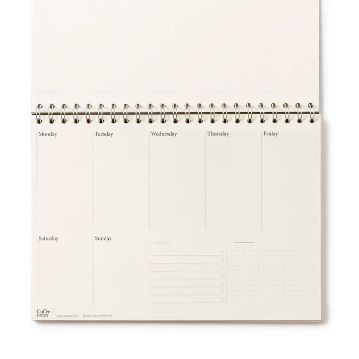 WWF x Coffeenotes Weekly Planner - Kiwi - Image 2